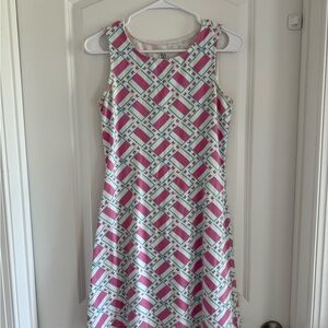 Mani Gold Pink and Teal Dress